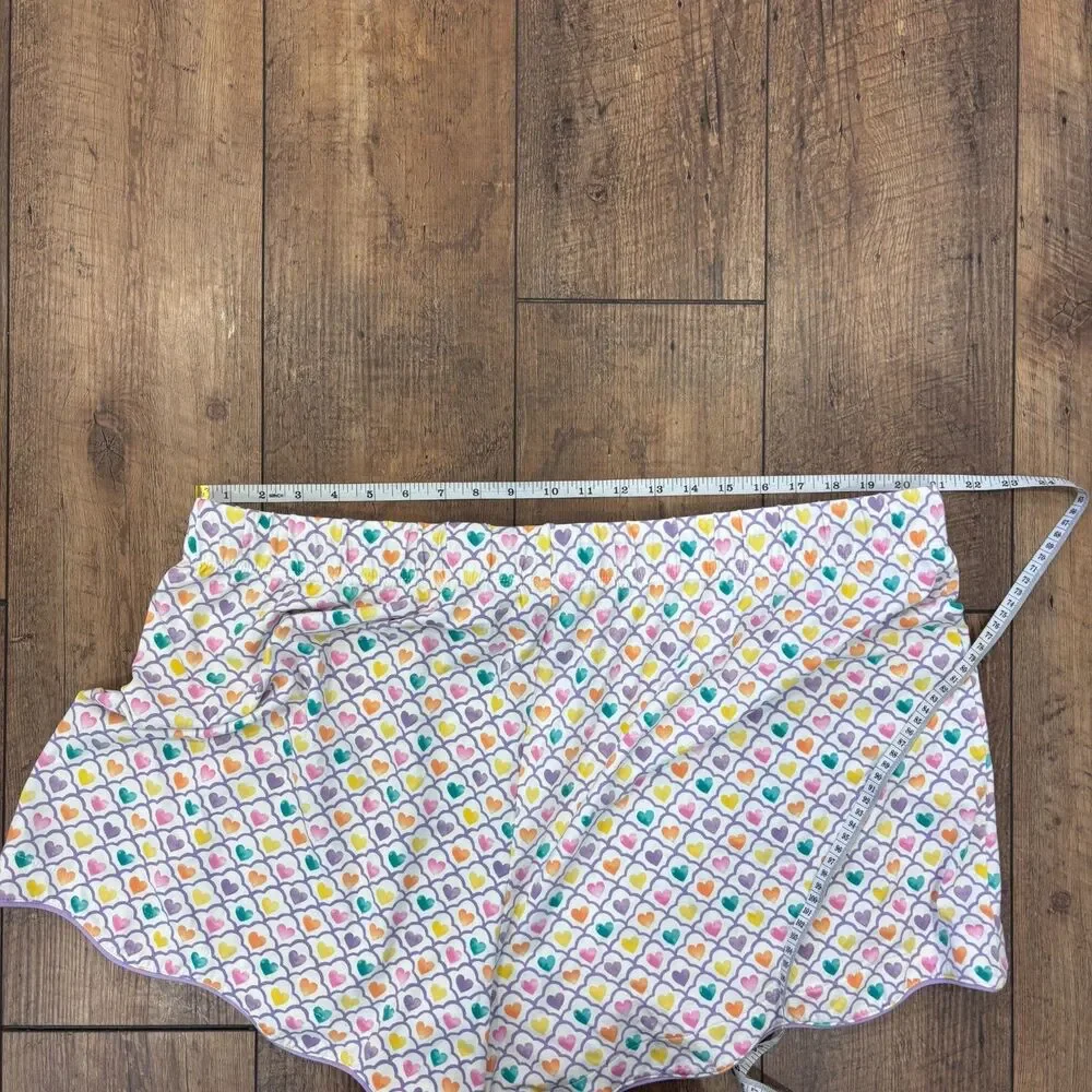 Roller Rabbit x Target Women's Geo Hearts Pajama Shorts Size 2X Scallop Hem